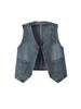 2025 Trendy Women's Denim Vest: Sleeveless, Versatile, Chic Design for Spring and Autumn