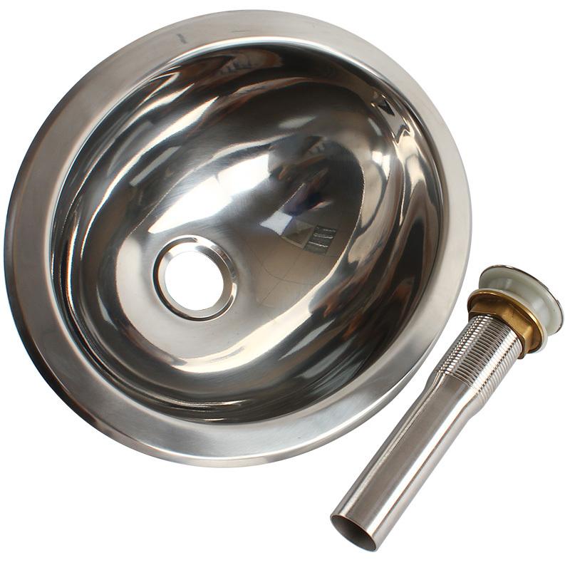 Boat RV Caravan Stainless Steel Hand Wash Basin Sink oval