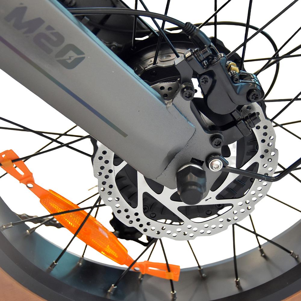 Elektrofahrrad DYU M20 1000W Motor 20" Fat Tire Vollgefedert Erwachsenen E-Bike 48V 18.2AH Doppelte Hydraulikbremse Shimano 7-Gang