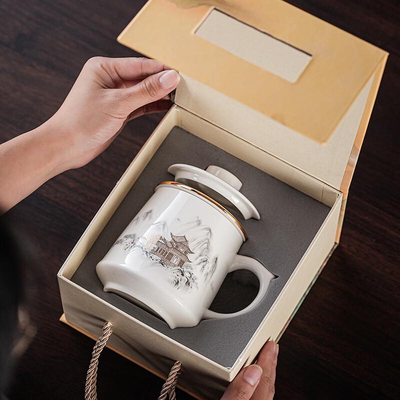 OLOEY National Style Emperor Ceramic Teacup Set