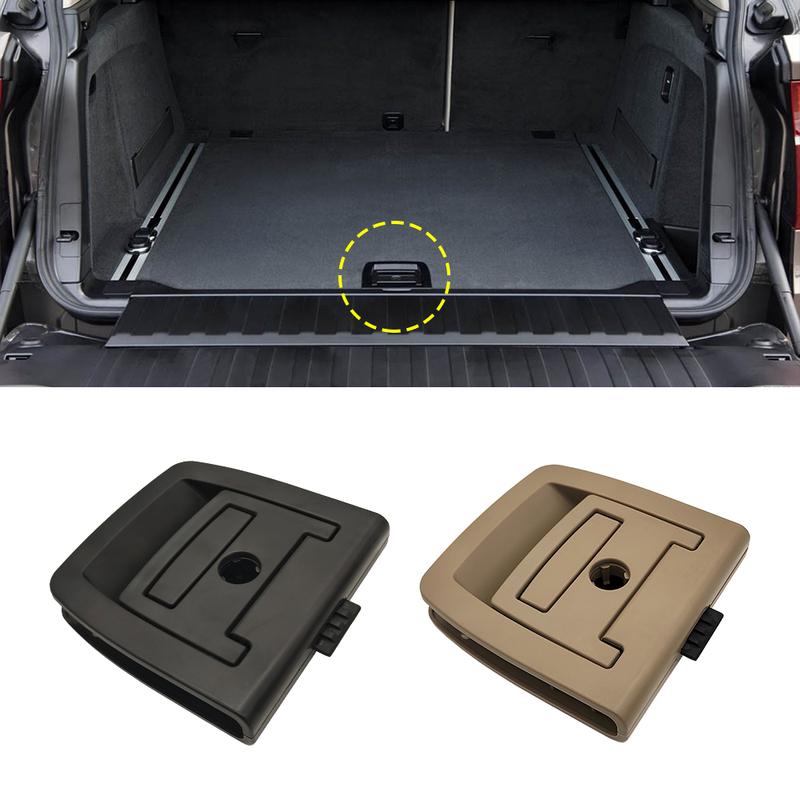 Trunk Tail Cover Bottom Plate Mat Floor Carpet Handle Spare Tire Cover Lock For BMW E70 E71 X5 X6 F15 F16 51479120283