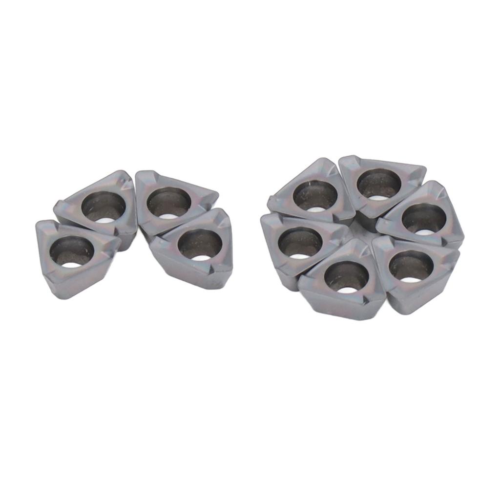 10 Stück Dreheinsatz Hartmetallklinge Drehbankfräser Fräsen CNC Werkzeugset Ausrüstung