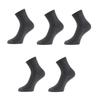 Men's Bamboo Fiber Mid-Calf Business Socks - Breathable, Double-Needle, Four Seasons Style