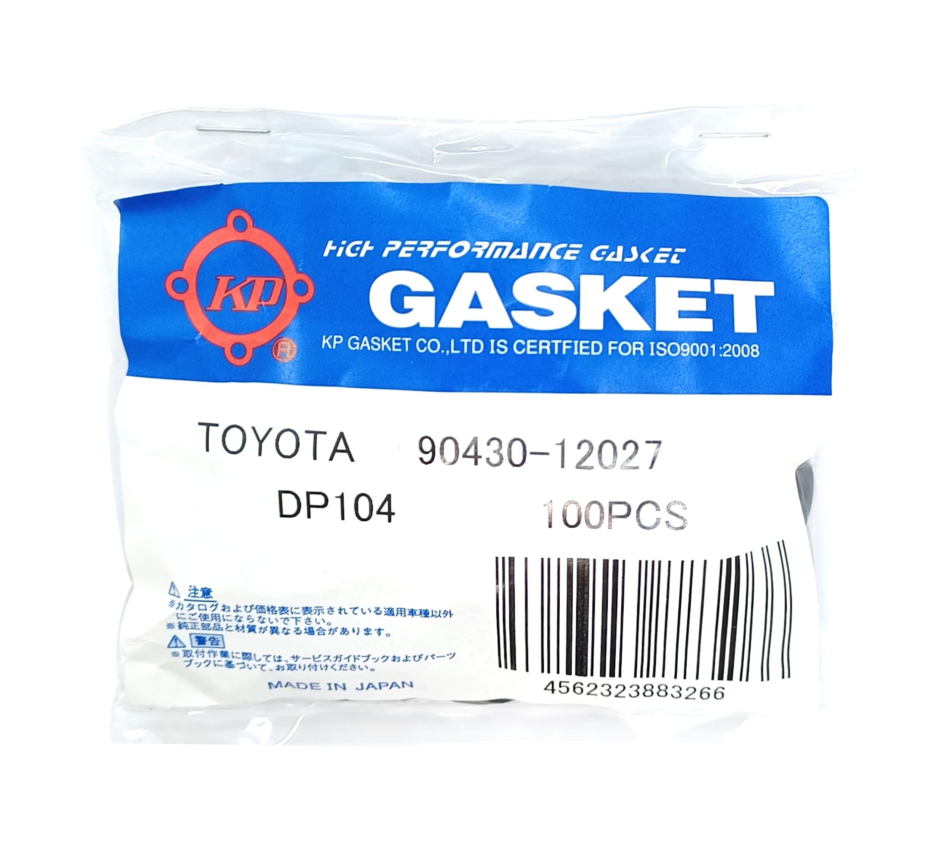 

K.P Gasket Oil Pan Drain Plug Packing DP104 Toyota 100 pieces 90430-12027