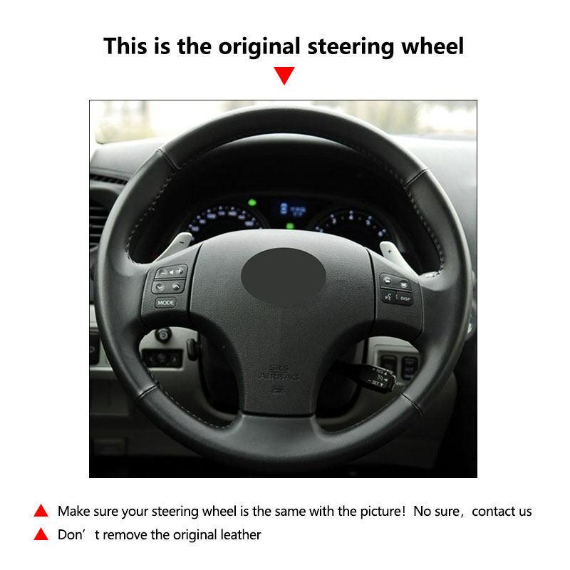 Microfiber Leather For Lexus IS IS250 IS250C IS300 IS300C IS350 IS350C 2006-2011 Car Steering Wheel Cover Trim Accessories