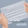 LIEI PEVA Waterproof No-Punch Shower Curtain