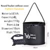 Eva Fishing Bucket 4L Folding Fetch Water Collapsible Multifunctional Fish Live Bait Container for Carp Fishing Accessory Tackle