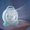 Low Noise USB Rechargeable Mini Desk Fan Rechargeable Power Supply Quiet Personal Cooling Fan  Dorm