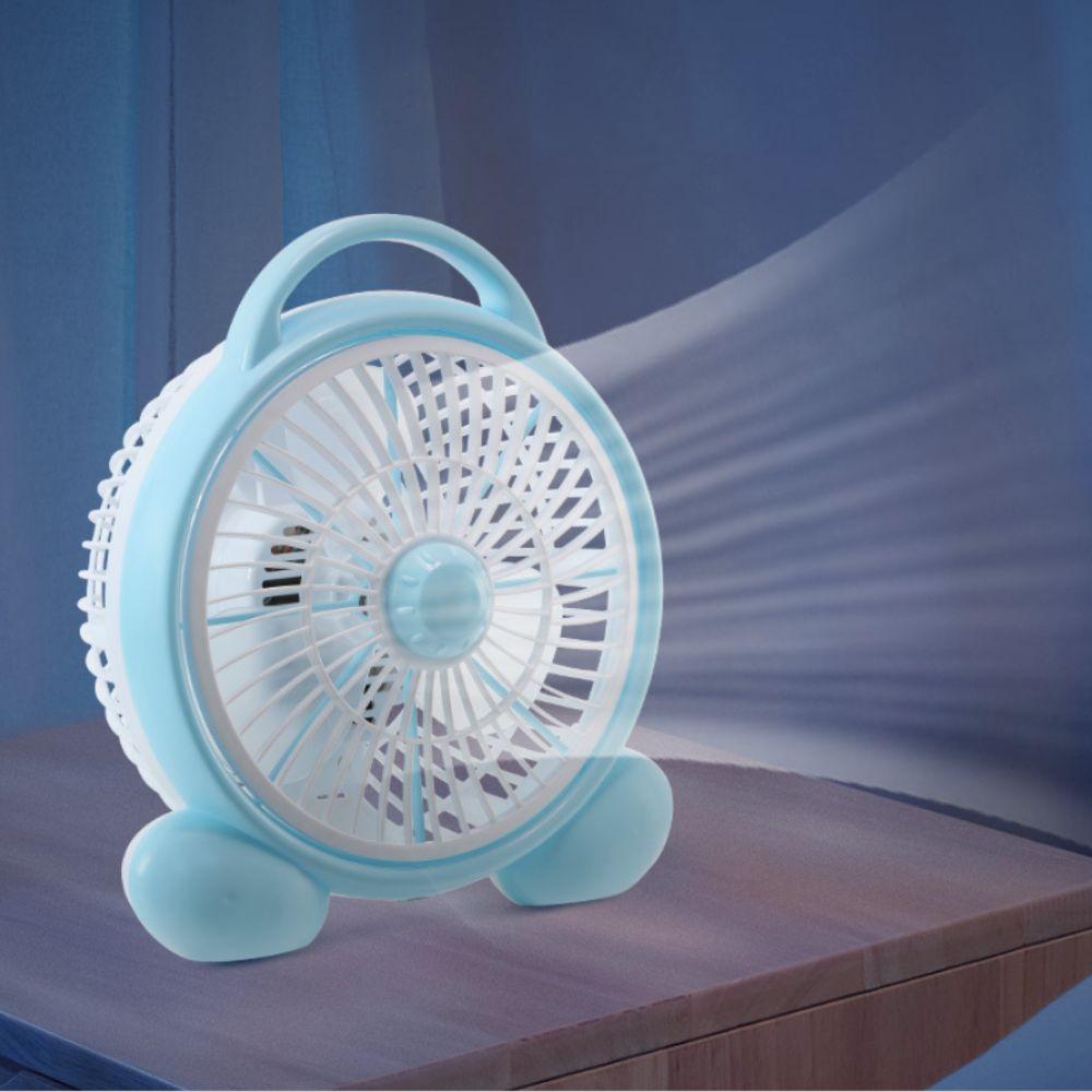 Low Noise USB Rechargeable Mini Desk Fan Rechargeable Power Supply Quiet Personal Cooling Fan Dorm