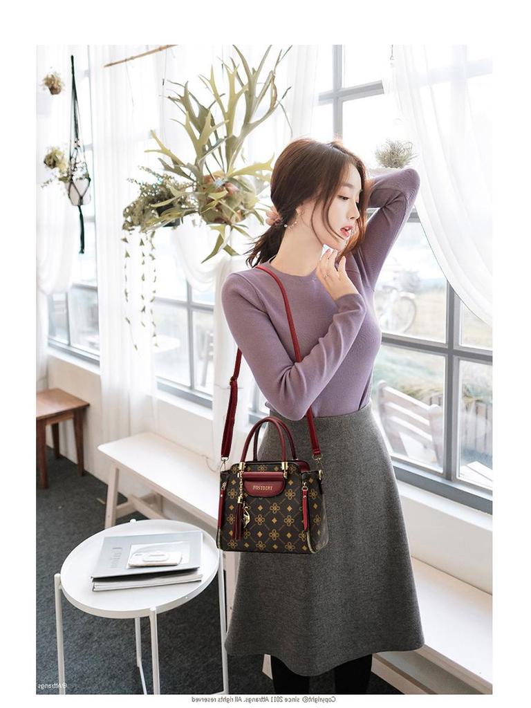 Sac à bandoulière et sac à main rétro pour femmes 2025 d'inspiration vintage - Élégant, sac à main de grande capacité pour les mamans