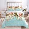 Bedding Set Digital Print Comfortable Duvet Cover for Home Bedroom Decoration, 1 Duvet Cover and 2pillowcase with Zippers