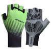 Men Gloves Thick Anti-slip Half Finger Shock-absorbing Gloves Mittens for Gym