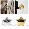 Women Acrylic Clutch Purse Elegant Wallet Unique for Wedding Birthday Formal Argent