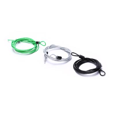 200 cm x 2,5 mm Radfahren Sport Sicherheit Schleife Kabel Schloss Fahrrad Roller U-Lock