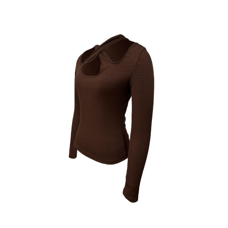 Women's T-shirt Top Sexy Halter Solid Color Top