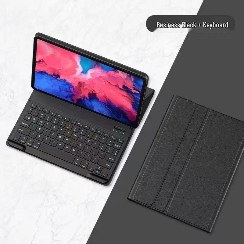 2024 iPad Air 6 Tylaus Bluetooth klaviatūros dėklas su pieštuko laikikliu 11 colių planšetiniam kompiuteriui