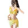 Hot Swimsuit Women's White Cute Sexy Bikini Low Waist Three-point Beach Vacation