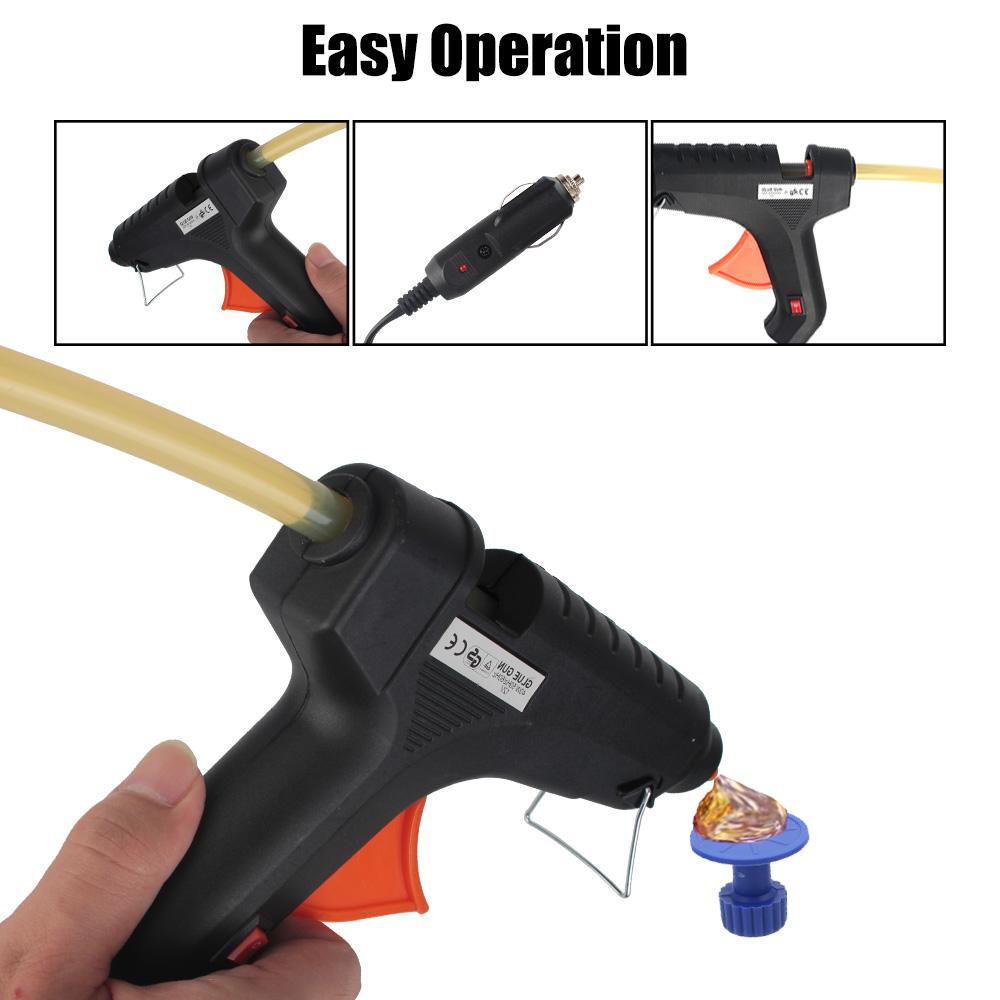 Quick Paintless Repairing Universal 12V 40W 5PCS 11mm Glue Sticks Car Dent Repair Tools Cigarette Light Plug Glue Gun