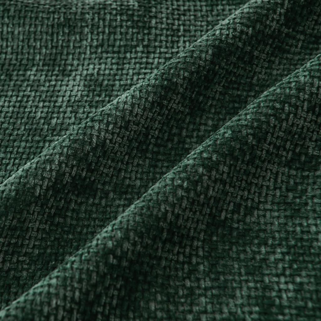 Dunkelgrüne Chenille-Kissenhülle 45 x 45 cm Moderne Zierkissenhülle Sofa Schlafzimmer Dekorative Kissenhülle Bauernhaus Kreuzkissen