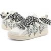 Kappa Fatty Slip Resistant Durable Bread Shoes Lightweight Breathable Mid Top Skate Shoes Unisex sneaker White Beige Black K0BZ5CS20P-0106