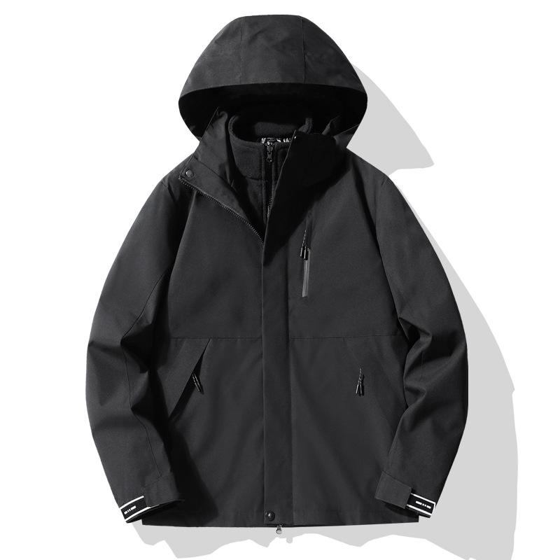 Camel Women's 3-in-1 Windproof Waterproof Mountaineering Jacket for Early Spring