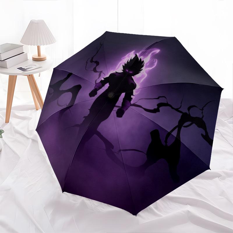Dragon Ball pattern, automatic folding umbrella, portable and foldable design, 8 ribs, a Christmas or birthday gift.