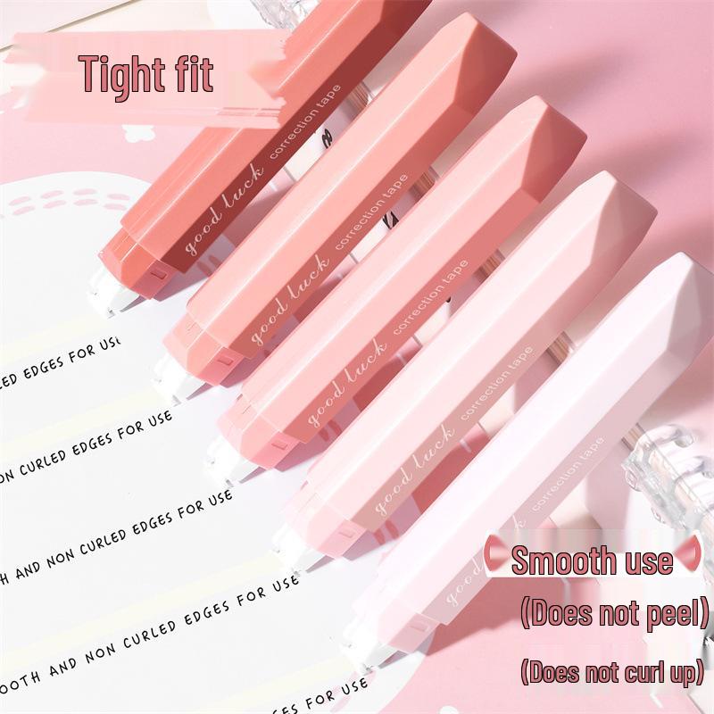 Gradient Invisible Color Correction Tape - Smooth, Portable, High-Quality Stationery for Primary School Students