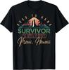 Lustiges Road to Hana Überlebender Kurvige Palme Maui Hawaii Liebhaber Geschenk Unisex T-Shirt