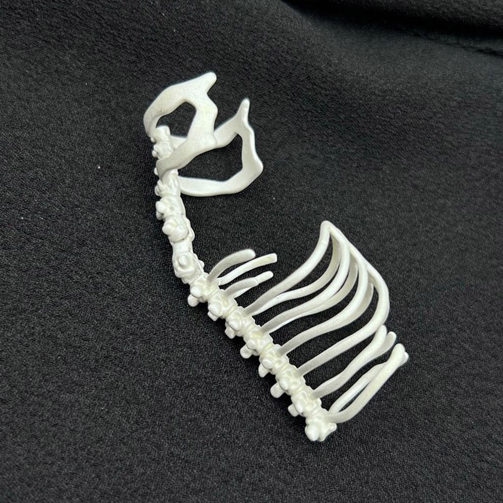Adjustable Open Rings Unique Spine Designs Stylish Hollow Rings Suitable for Punk and Alternative Style Enthusiasts