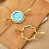 Metal Wax Seal Mold Lightweight Portable 1 Inch for 1 Inch Wax Seal Stamp Travel DIY Craft Gift Making On The Go