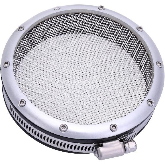 3.5" Turbo Inlet Grill Protector Guard Turbocharge Screen Mesh Air Filter Turbo Intake Filter Cover (89mm (3.5 inch))