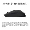 AIM1 Shigure Gaming Mouse Polling Rate 8000Hz 45g Ultra Lightweight Wireless Wired Compatible 80 Hours Battery Life (Black)