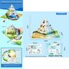 Paper Food Chain Pyramid Model Assembly Material Set Puzzle Toys For Children Educational Biology Set