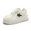 Women's Thick-Soled Sneakers  Summer New Platform Platform Height Increasing Shoes Female Student Casual XINGX White Shoes for Women