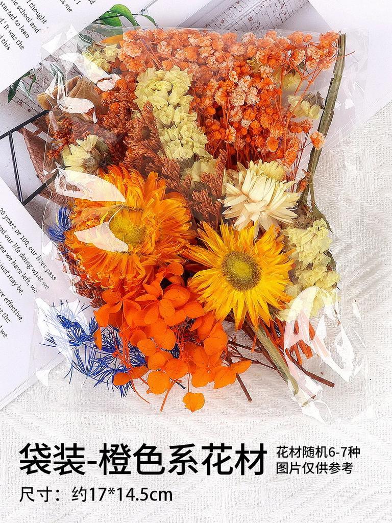 1 Bag DIY Natural Plants Dried Starry Sky Flowers Preserved Materials Kit Epoxy Resin Candles Soap Floral Materials Set Flowers