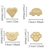 Heart-shaped Cartoon Door Handles Brass Cabinets Drawers Knobs Bear Furniture Handles  Hardware