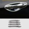 For Hyundai Santa Fe 13-18 Chrome Car External Door Handle Molding cover Trim