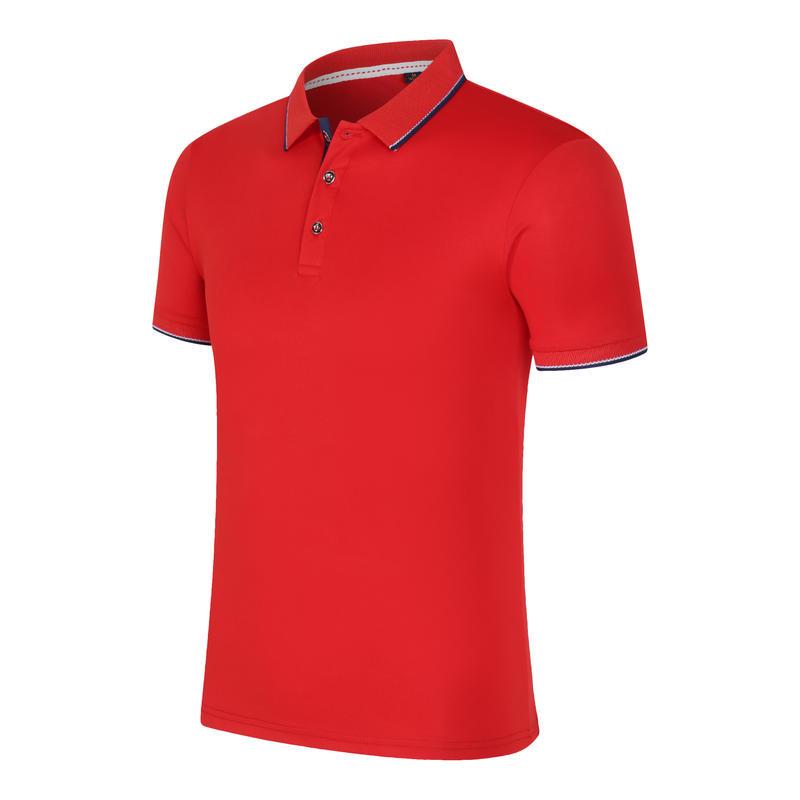 Quick-Dry Ice Silk Custom Corporate Polo Shirt with Logo for Team Activities