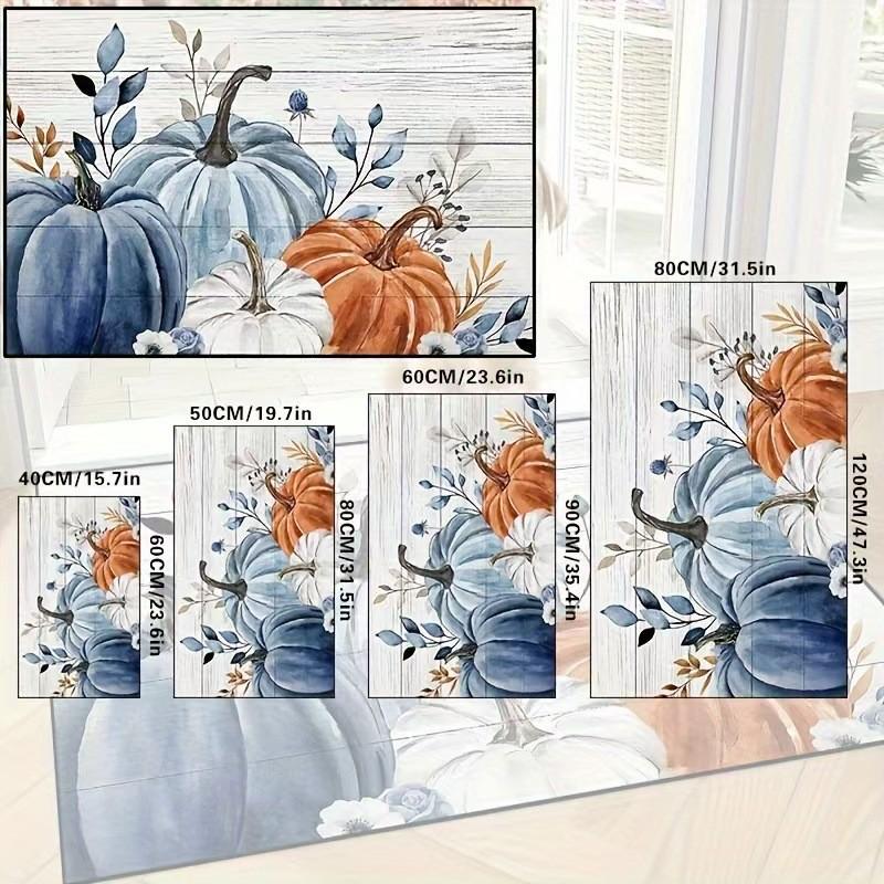 Non-Slip Halloween Floor Mat: Dirt-Resistant, Water-Absorbent Crystal Velvet for Bathroom or Entrance