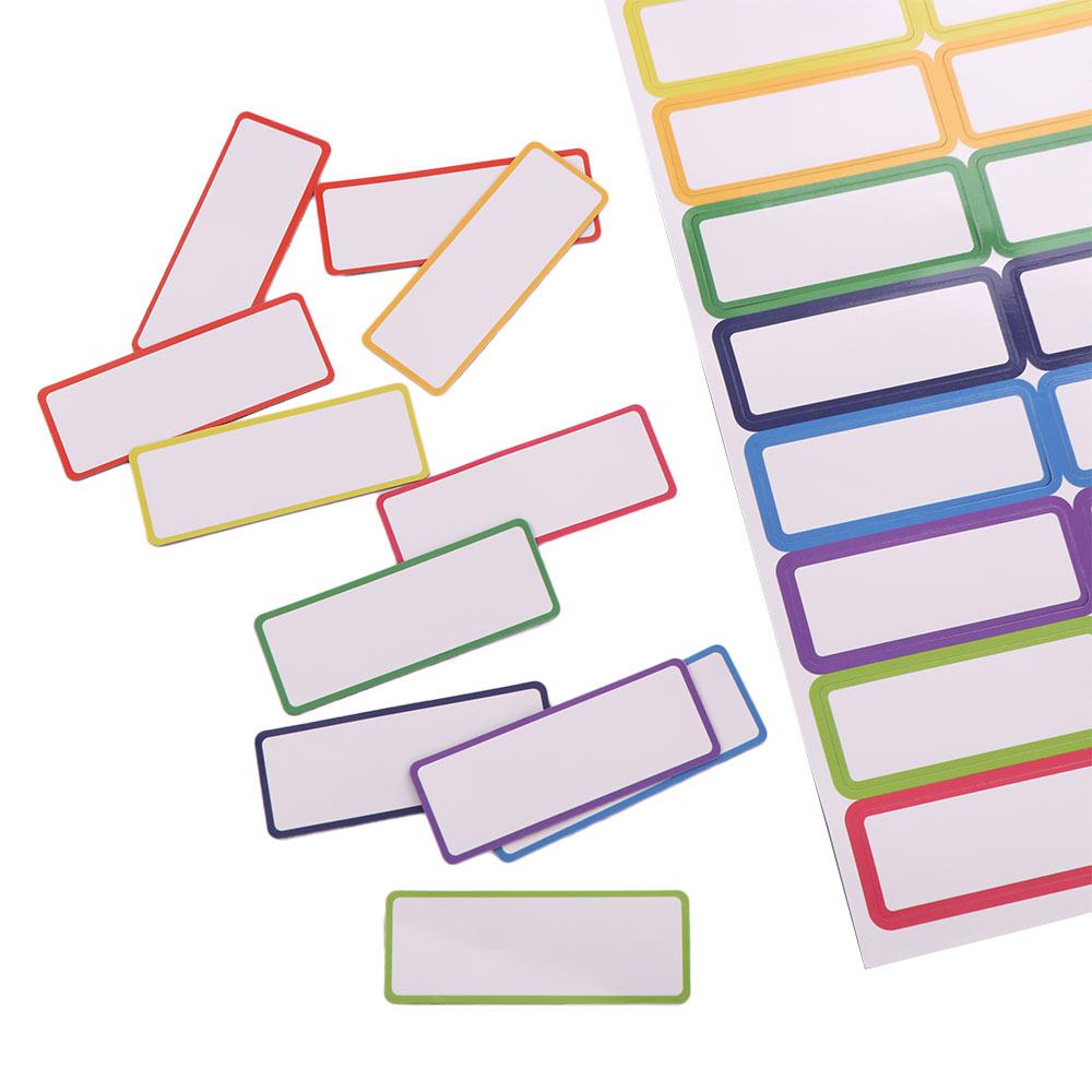 27pcs Square Erasable Tag Board Nine Colors Refrigerator Message Whiteboard School