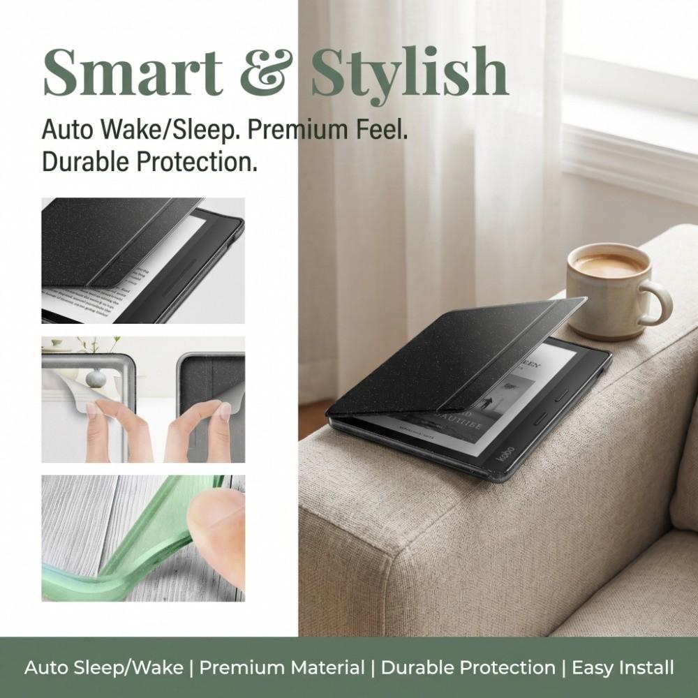 Magnetic Protective Case e-Reader Shell for For KOBO Libra Color/2 7 inch 2024 Released N428 N418