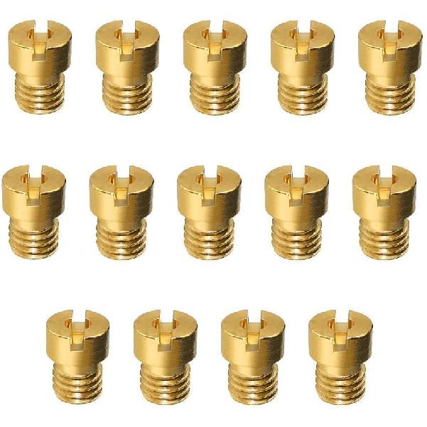 Strongthium Carburetor Main Jet Kit for Nibbi Keihin CVK PE PZ GY6 99101-393 99101-GHB-000 60# ~92# Mikuni 19.201 60# ~92#