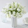 10Pcs Set Wind Chime Flower Artificial Material Vase Decoration Simulated Flowers Table Arrangement DIY Prop Flower Arrangement
