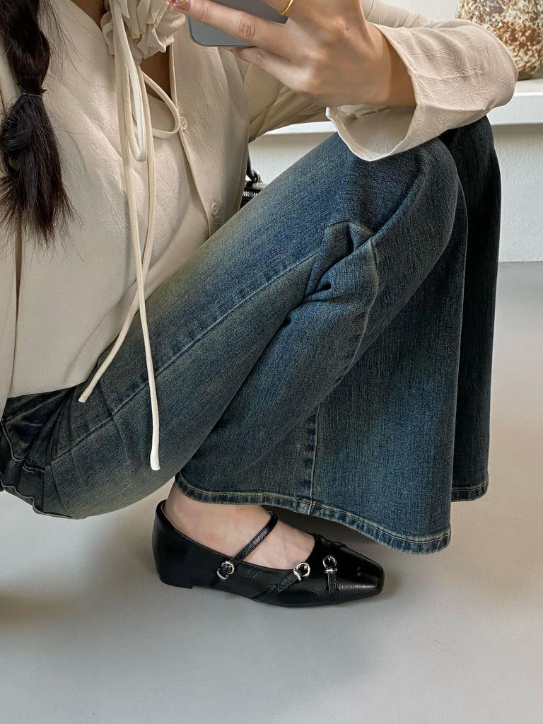Cross-strap retro single shoes women's French fashion women's shoes soft soles are not tired, and the feet are worn outside. High-end Mary Jane sh