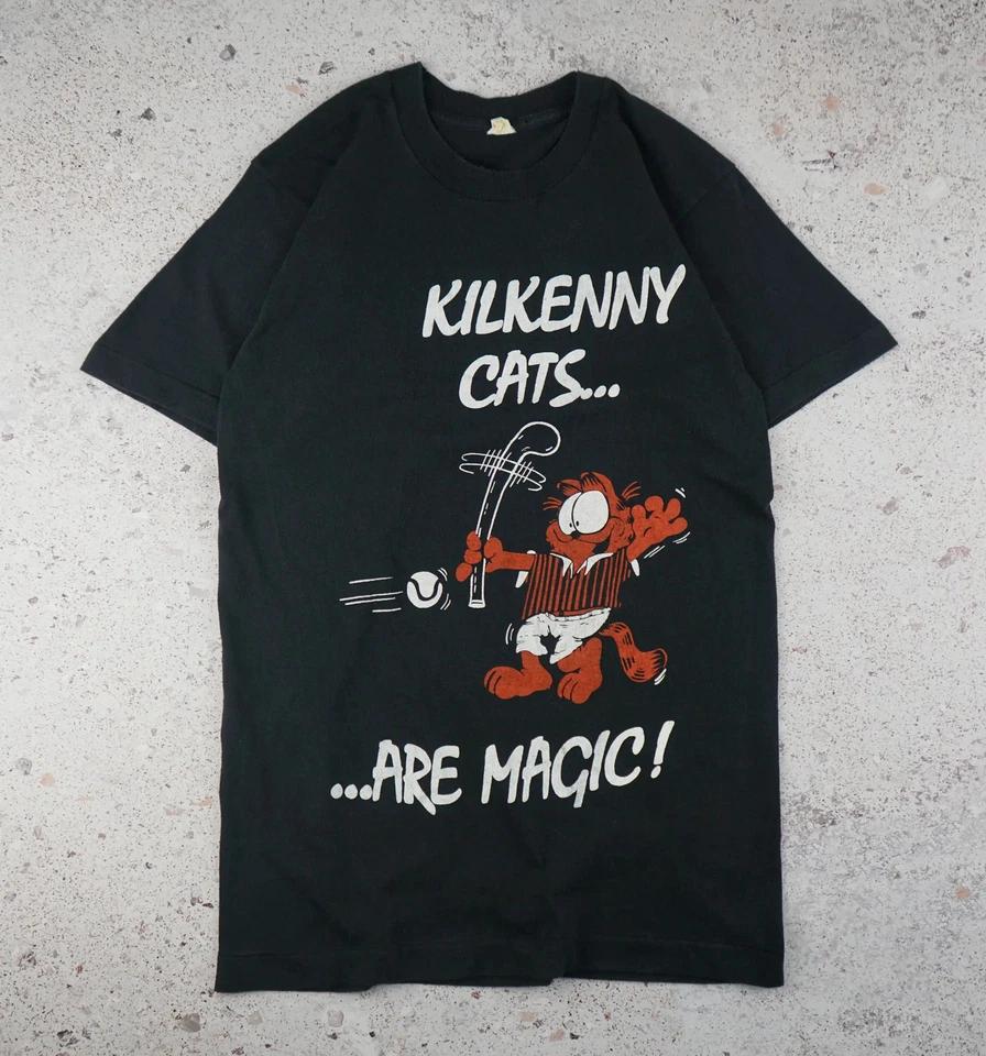 

Vintage Garfield 80s Tee Kilkenny Cats... Are Magic! T Shirt 2XL