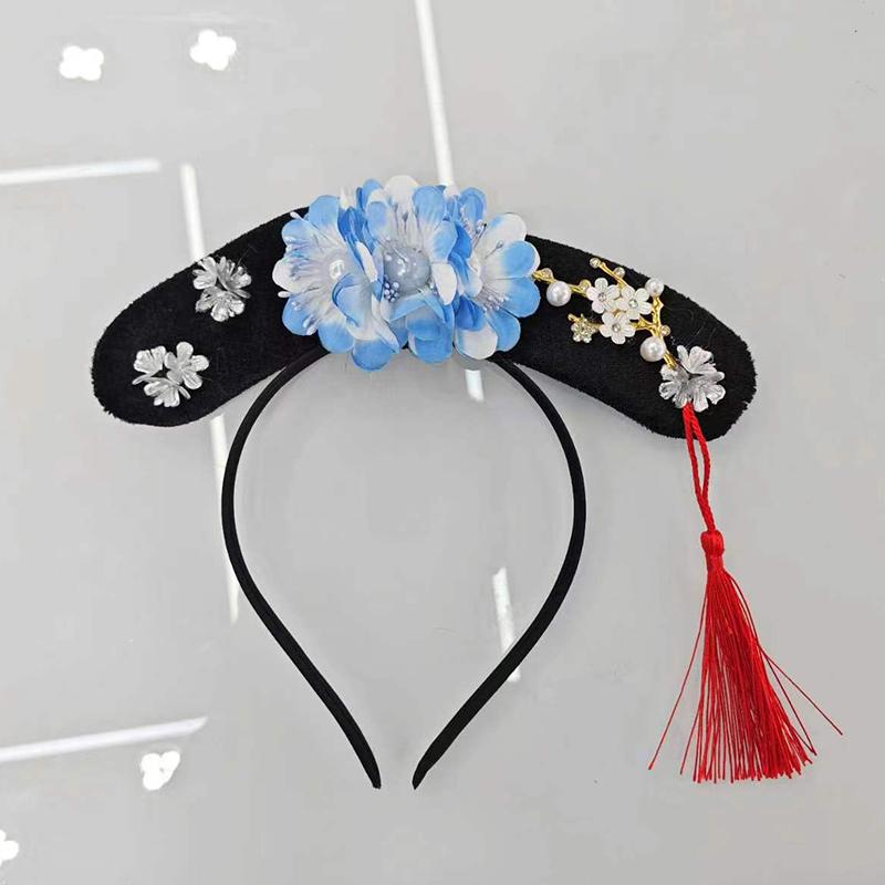 

Китайский стиль традиционный ханьфу древний королевский двор благородный супруга головной убор детский обруч для головы девочки аксессуары для волос