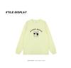 Trendy 24-Year Cute Cartoon Print Long Sleeve Korean Style Top for Men & Women