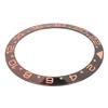 Watch Ceramic Bezel Insert Replacement Protective Watch Bezel Insert Accessory Black Rose Red 1.6in