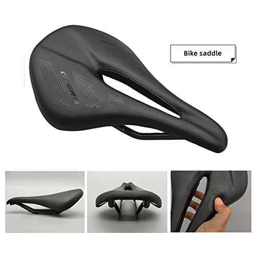 OPERA Bicycle Saddle, Carbon Fiber, Ultra-Lightweight, Mountain Bike/Road Bike Saddle with Perforated Cushion, PU Saddle for Improved Saddleability