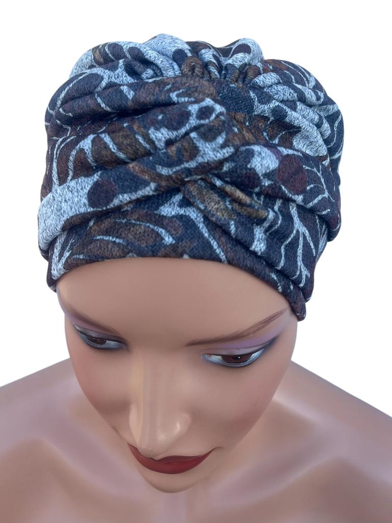 Women' Turban After Chemotherapy Sara 516 Warm Headgear With Lining Comfortable